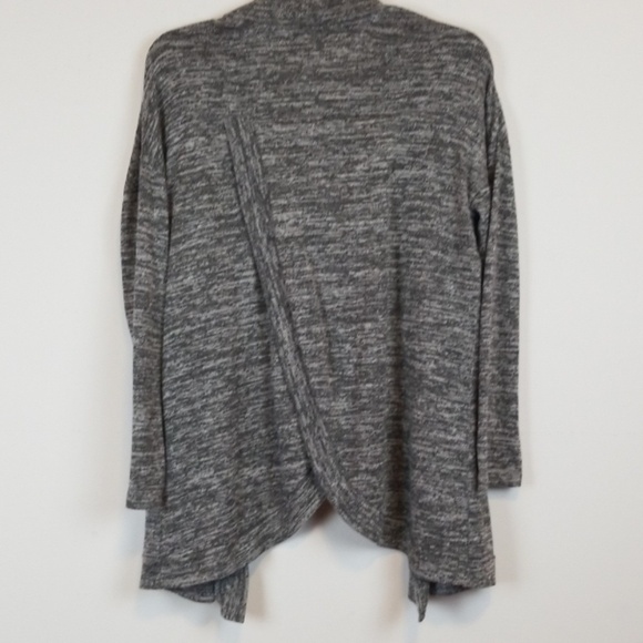 HARMONY & balance gray open front cardigan - Picture 3 of 4